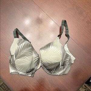 Palm Print Underwire Bra